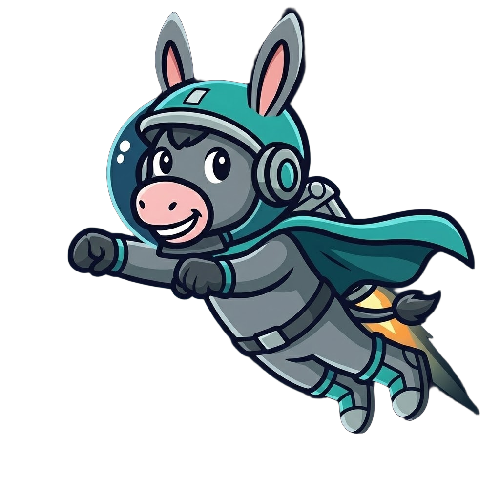 Astro the DonkeyHost mascot